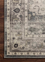 Load image into Gallery viewer, HATHAWAY Rug | Steel / Ivory
